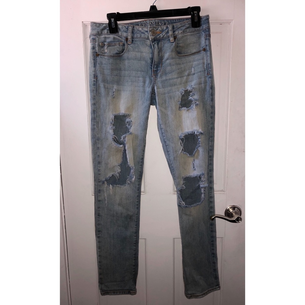 Orange Butterfly Patch Jeans 🦋🍊 - Picture 2 of 10